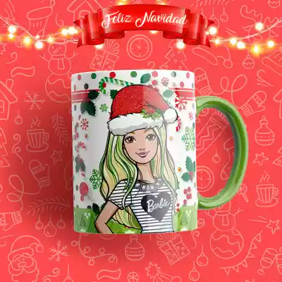 vectores plantilas BARBIE,CARICATURA,NAVIDAD,FESTEJO,FESTIVIDAD,NIÑA,